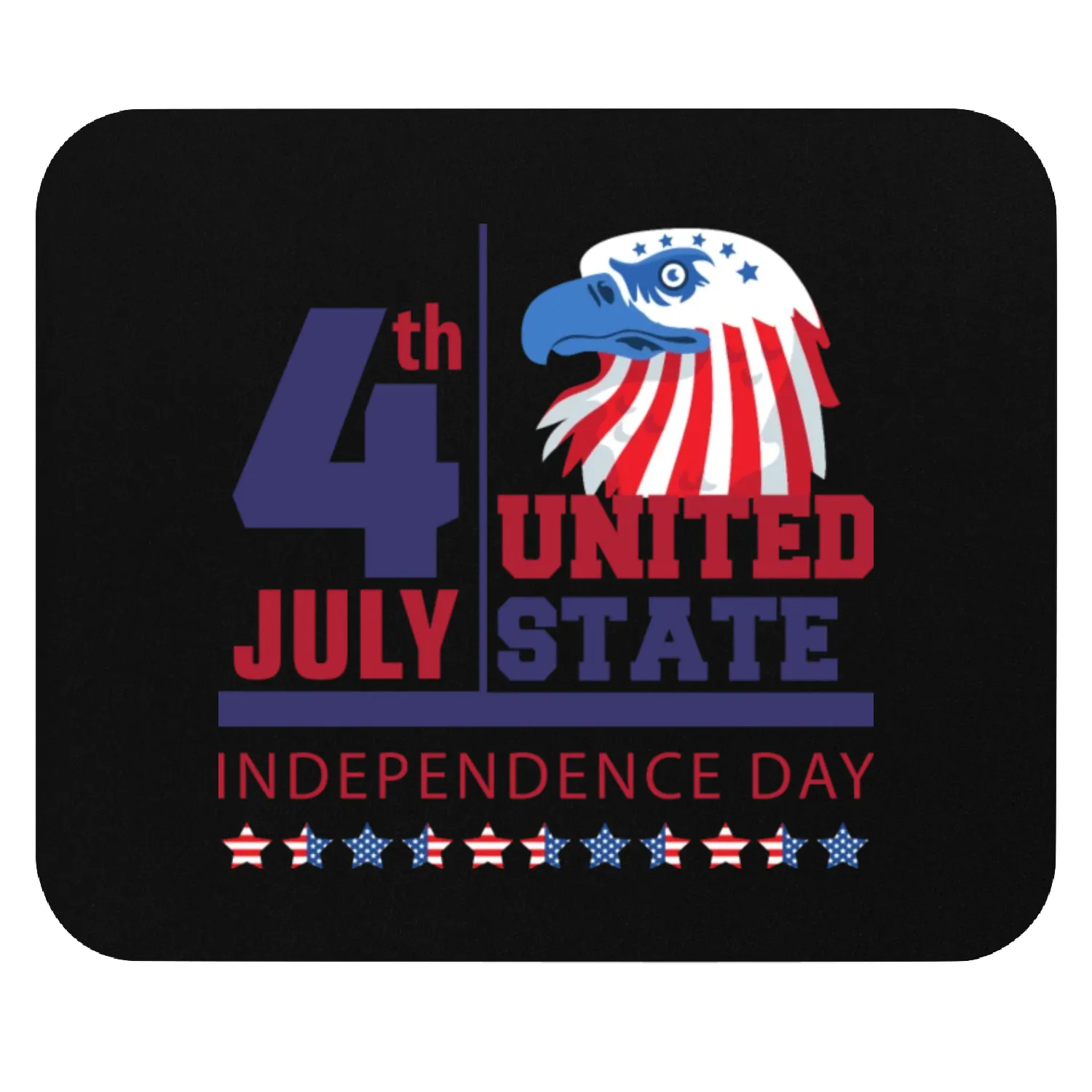 4th July Independence Day United State Eagle Mouse Pads
