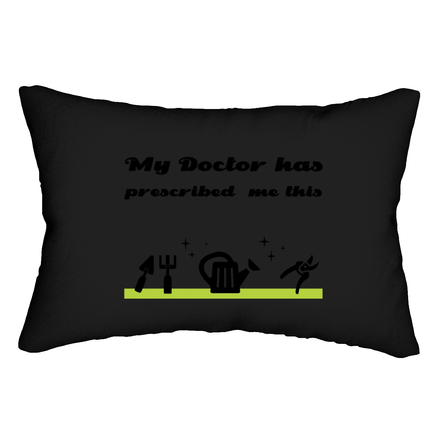 Prescribed me gardening Lumbar Pillows