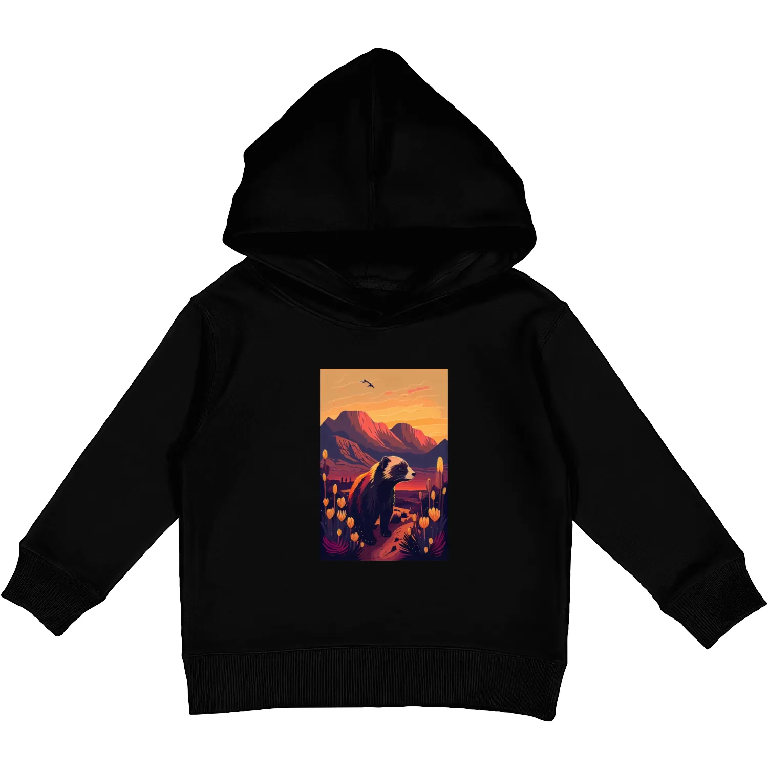 Honey Badge Nature Kids Pullover Hoodies