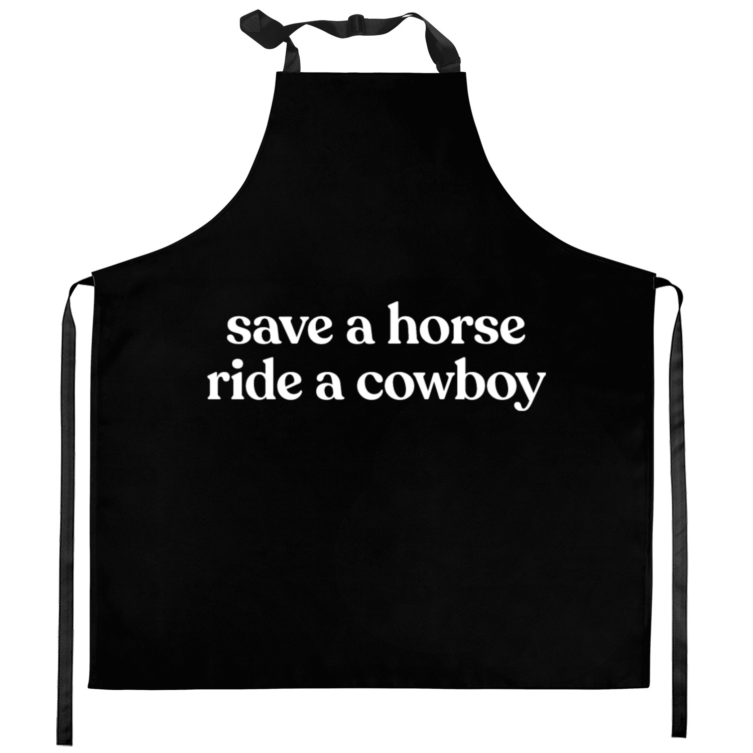 Save A Horse Ride A Cowboy Kitchen Aprons