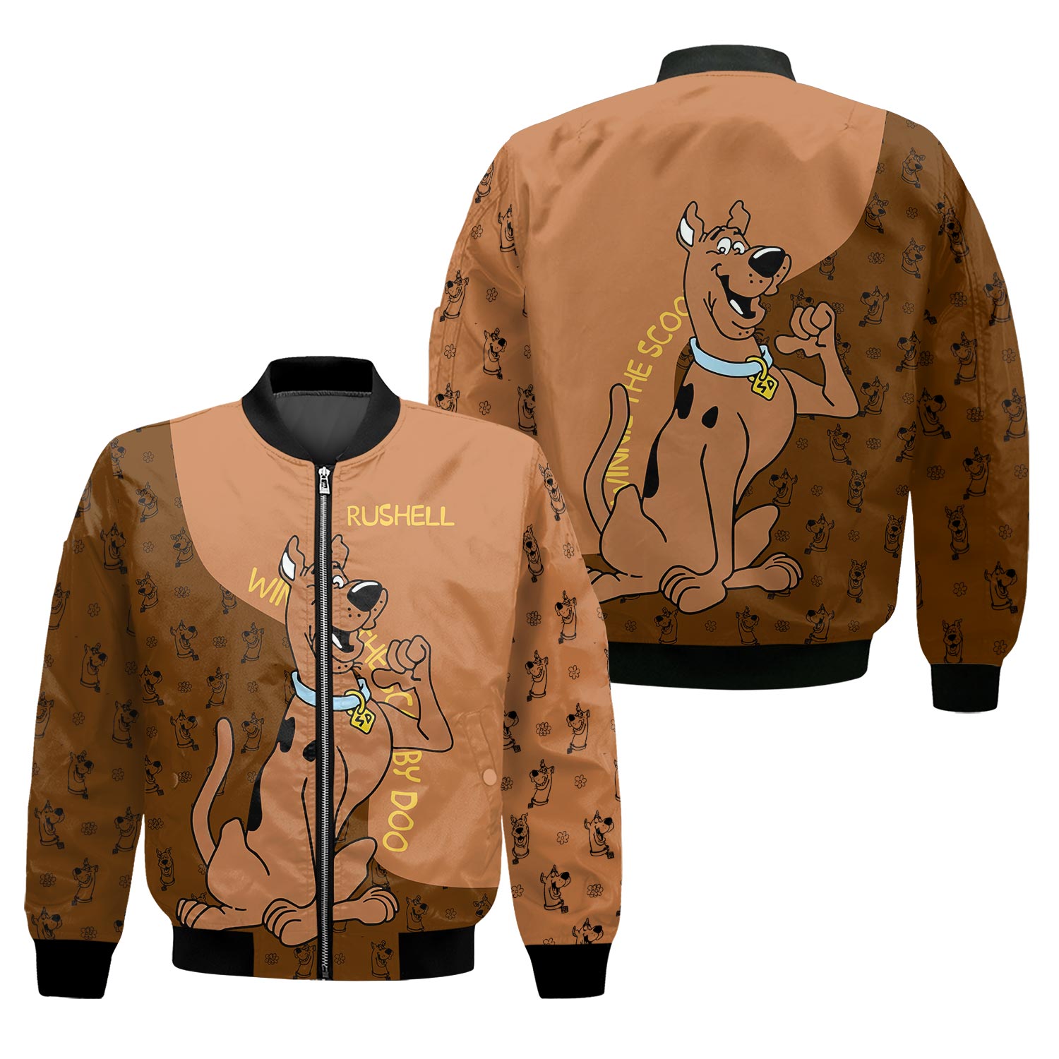 Personalized Never Too Old For Scooby Doo Cartoon Dog Jacket
