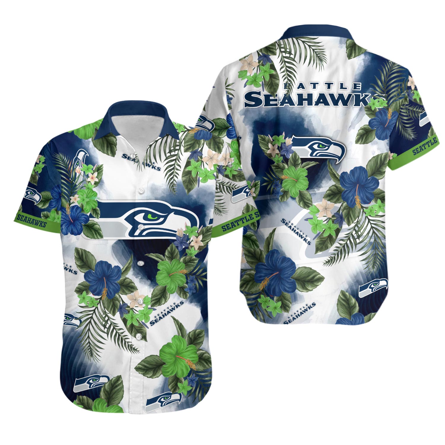 Seattle Football Hawaiian Shirt Surfingtime Aloha Shirt