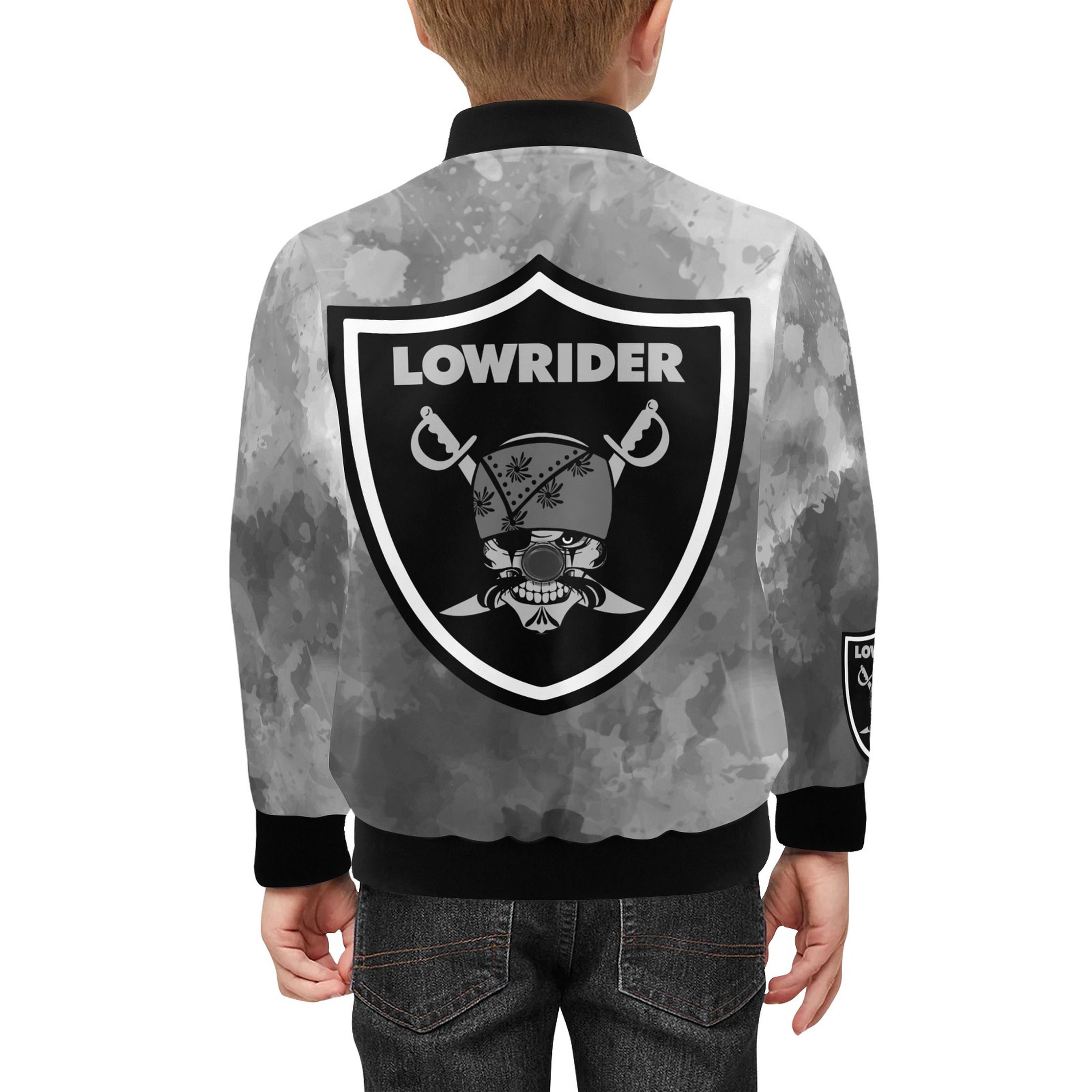 bomber jacket with pockets Lowrider Chicano