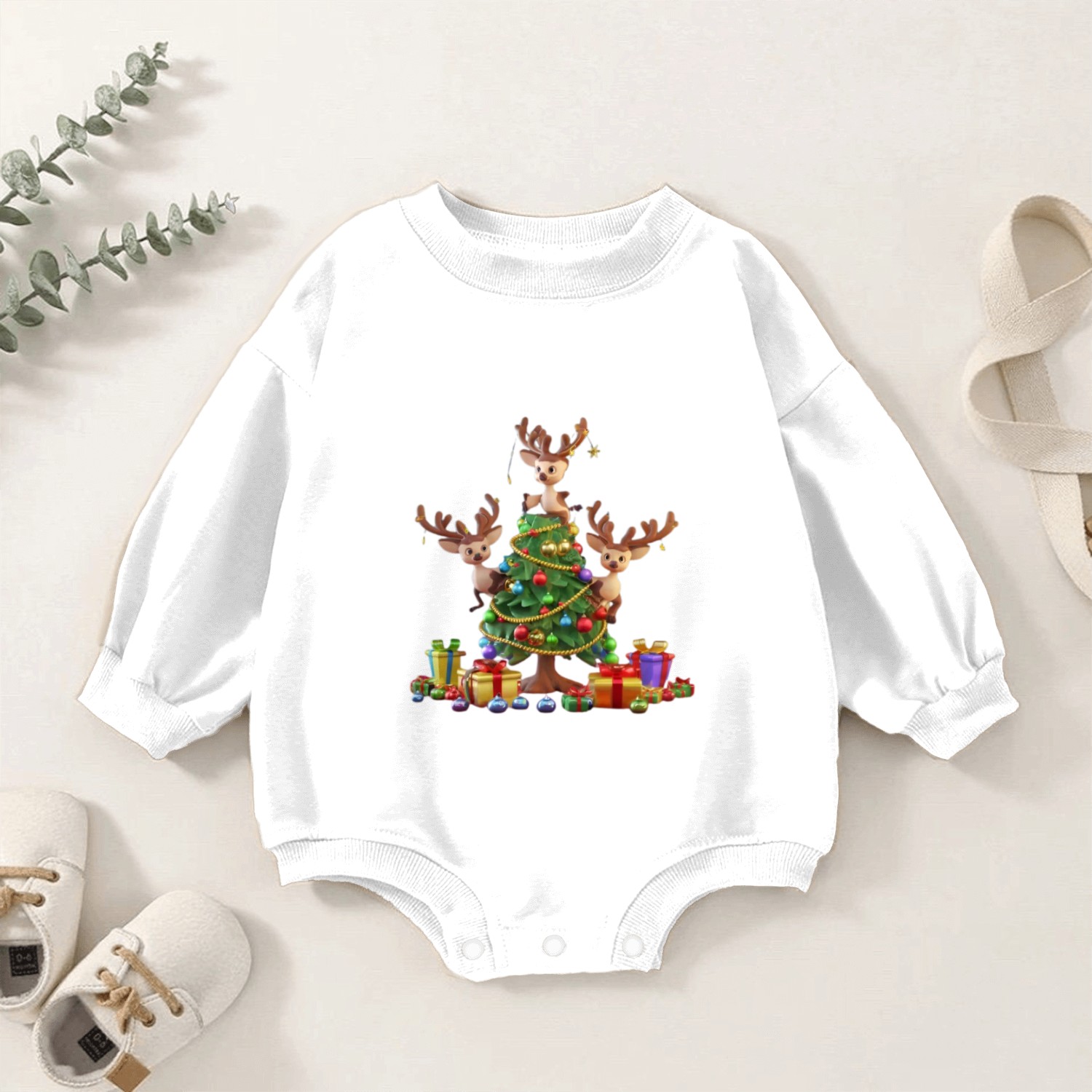 Christmas tree Baby Romper Sweatshirts