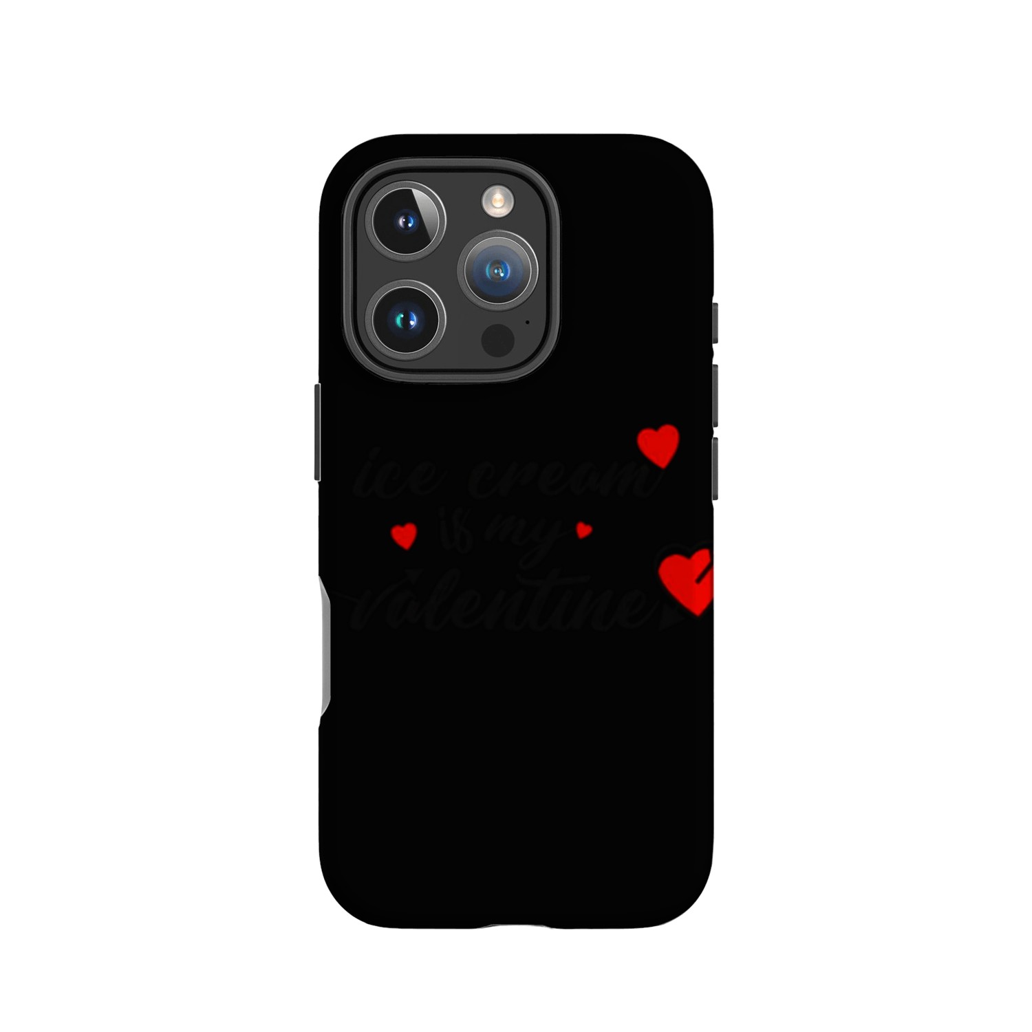 ice cream is my valentine IPhone Cases