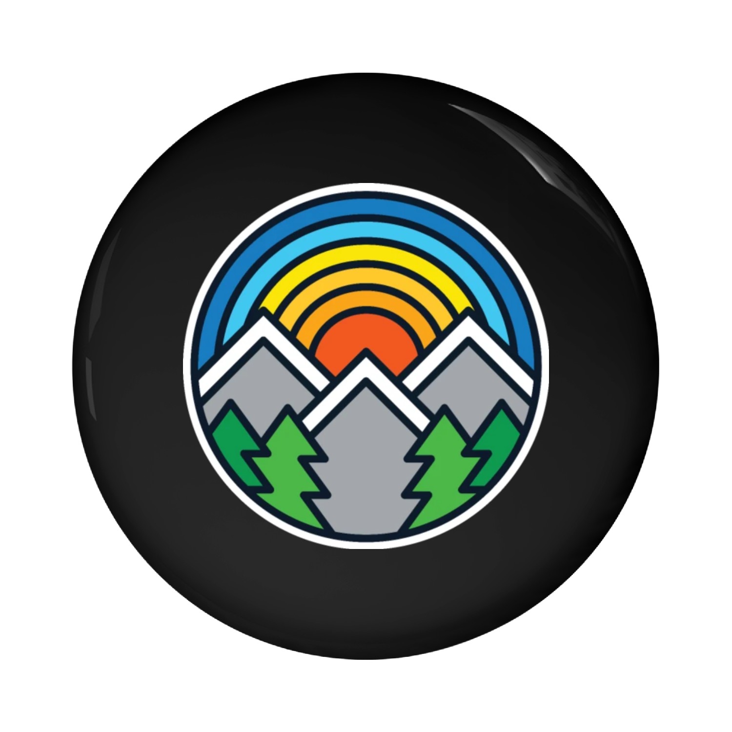 Colorfull Nature Pin Buttons