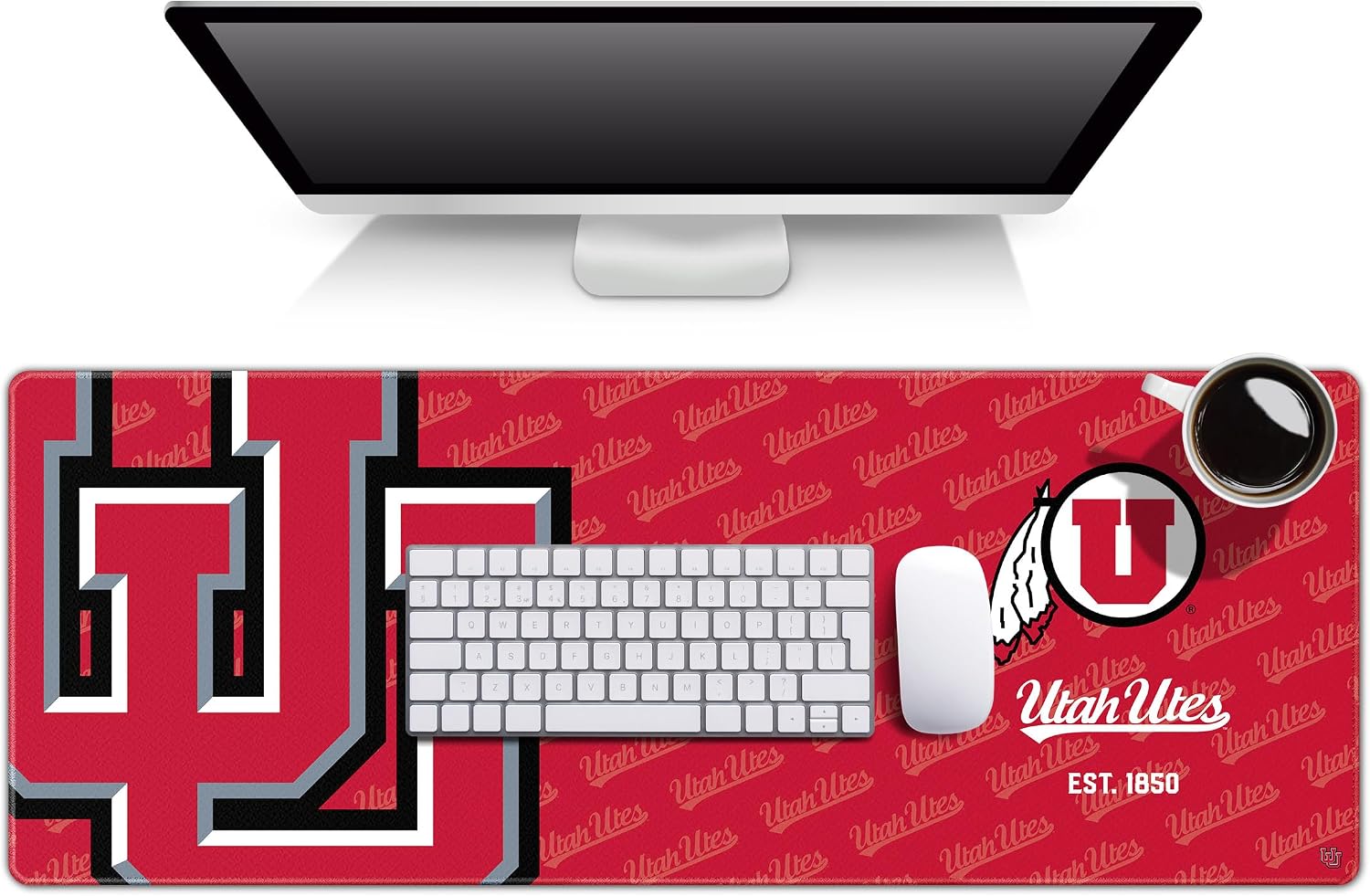 NCAA Utah Utes Logo Series Desk Pad SMU