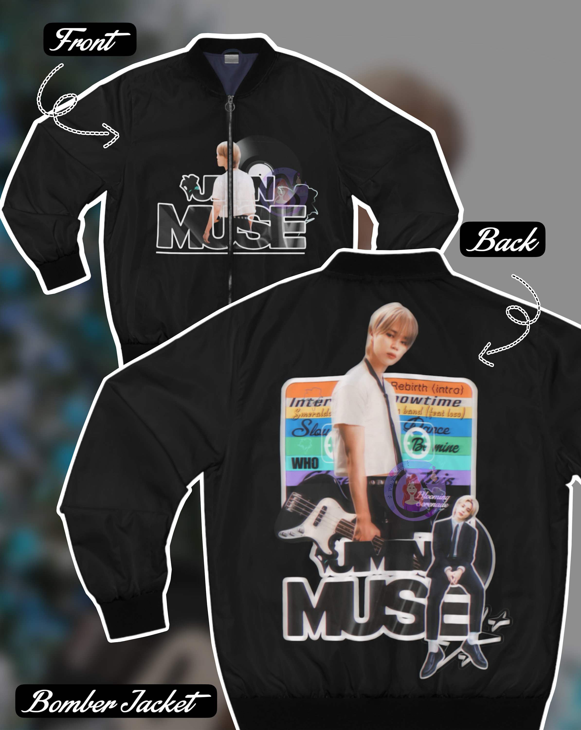 Jimin Muse- Bomber Jacket- Kpop fans