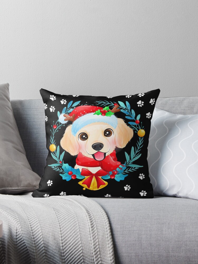 Copy of Dog Paws Christmas Pillow
