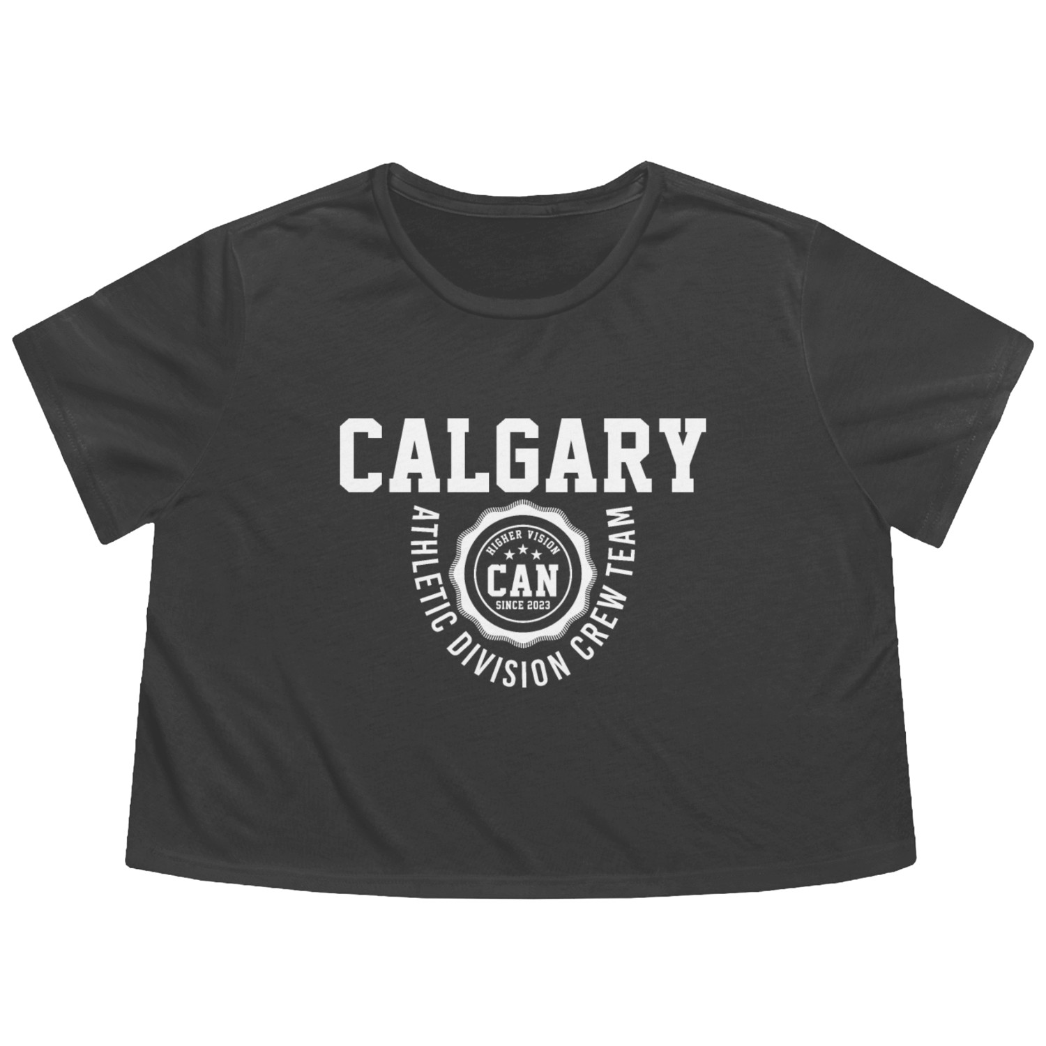 Calgary Athletic Division Flowy Cropped Tees