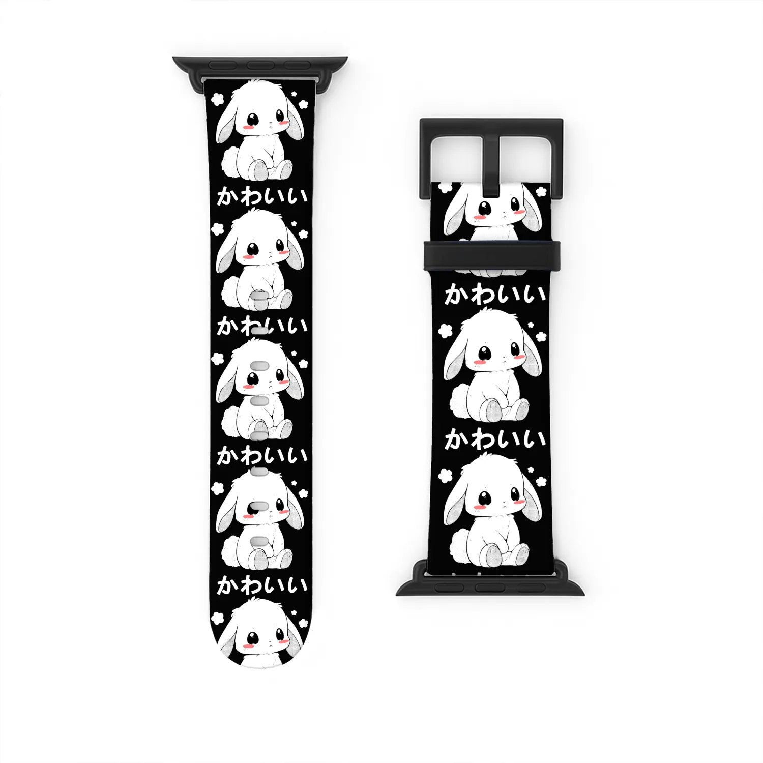 Kawaii Bunny Chibi Animal Japanese Cutesy Style Ae Watch Bands For Apple Watch