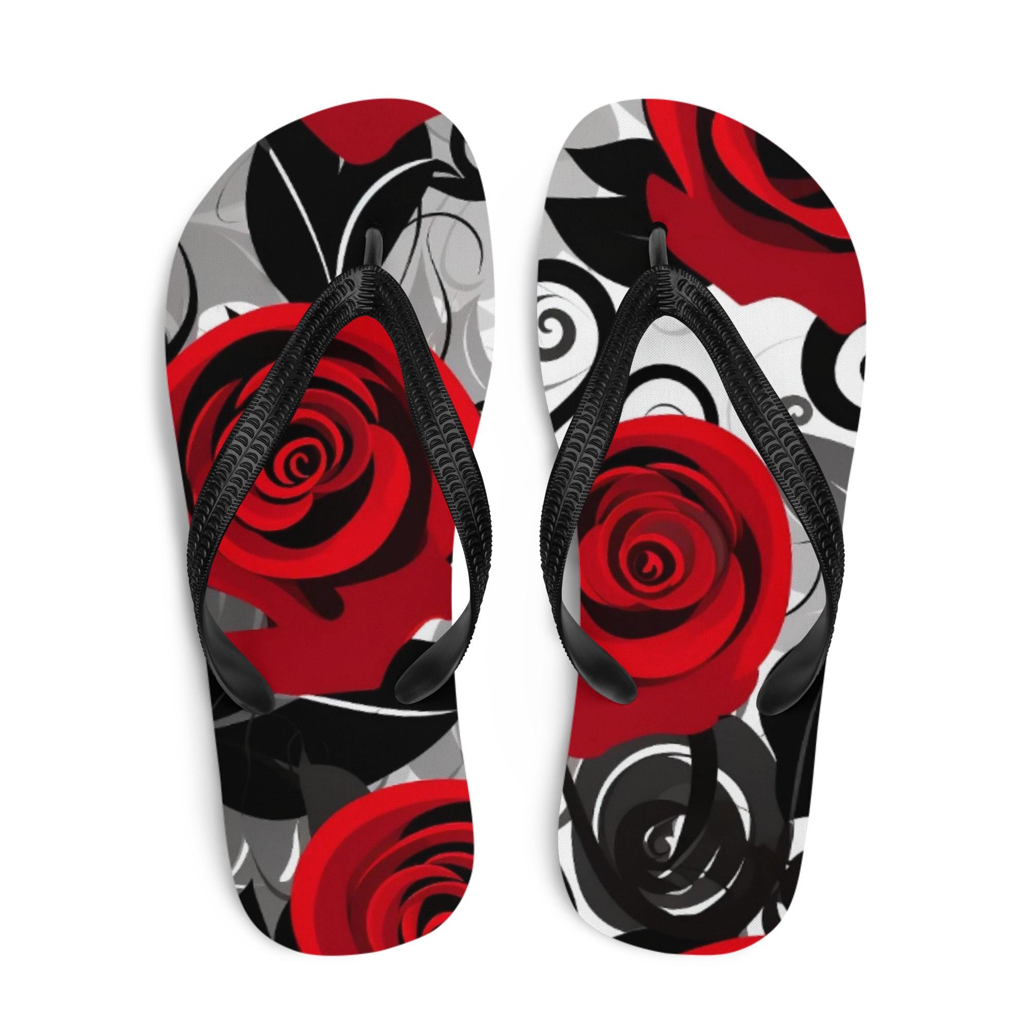 Flip-Flops, Roses Summer Sandals