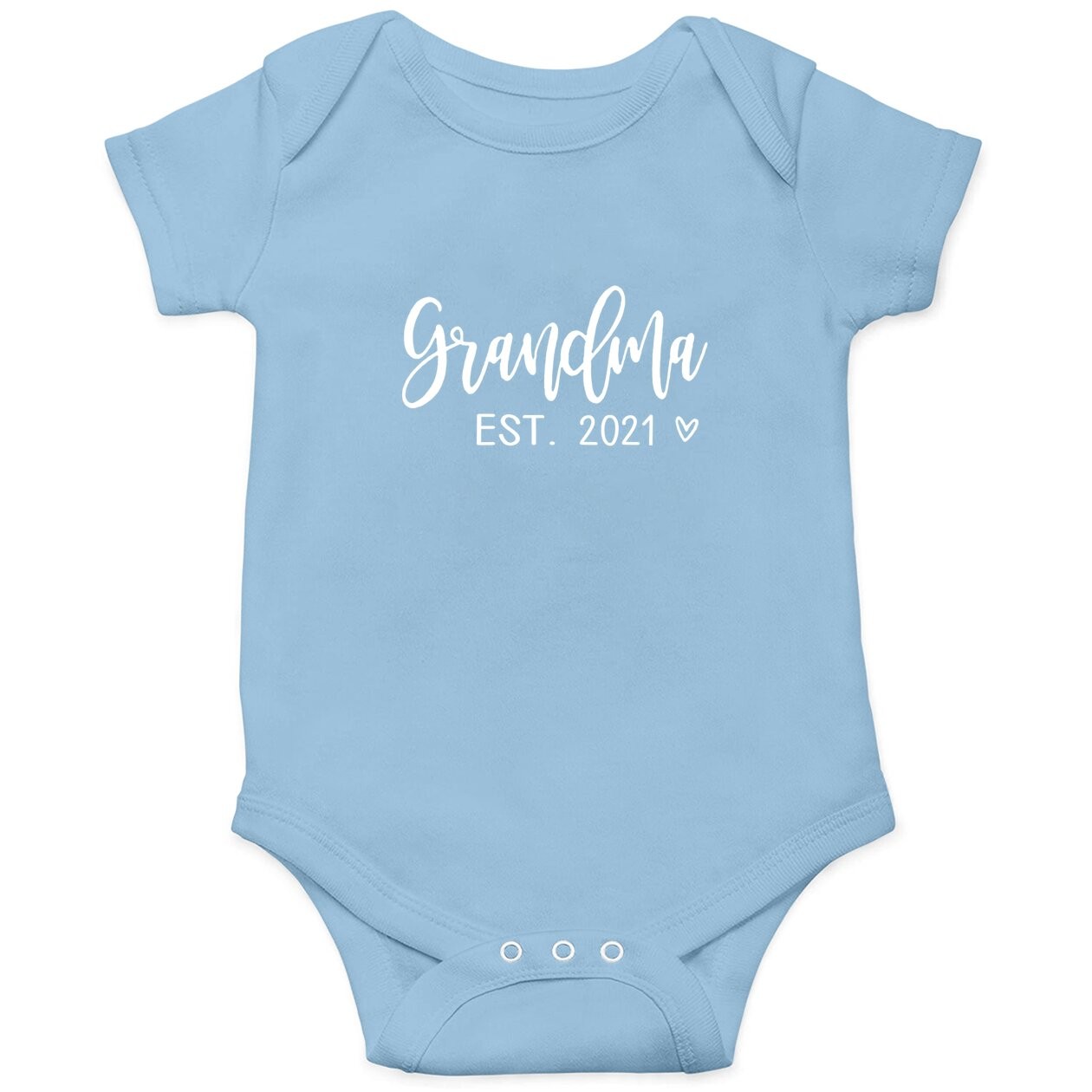 Grandma Est 2021 Baby Bodysuit