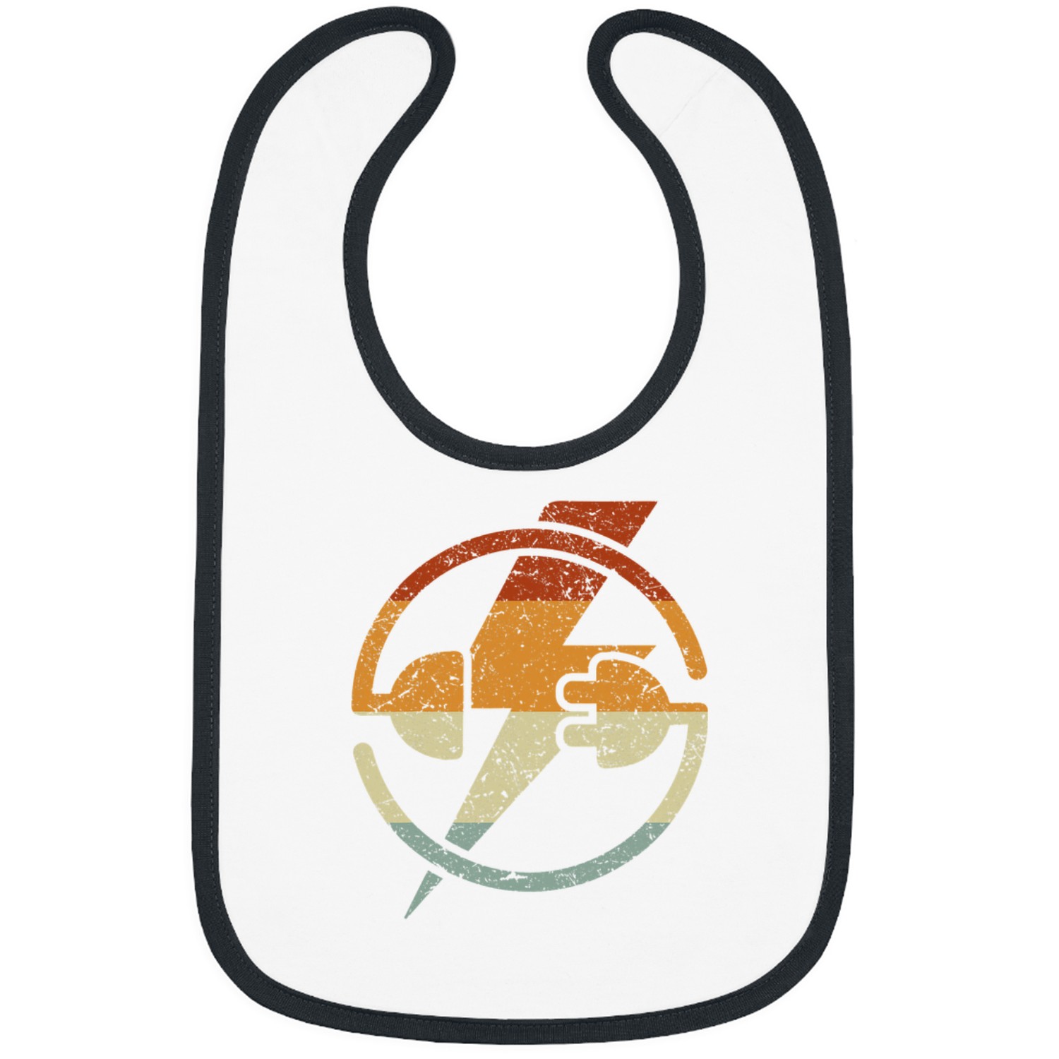 Electrical vintages design electrician electricity Electrician Bibs