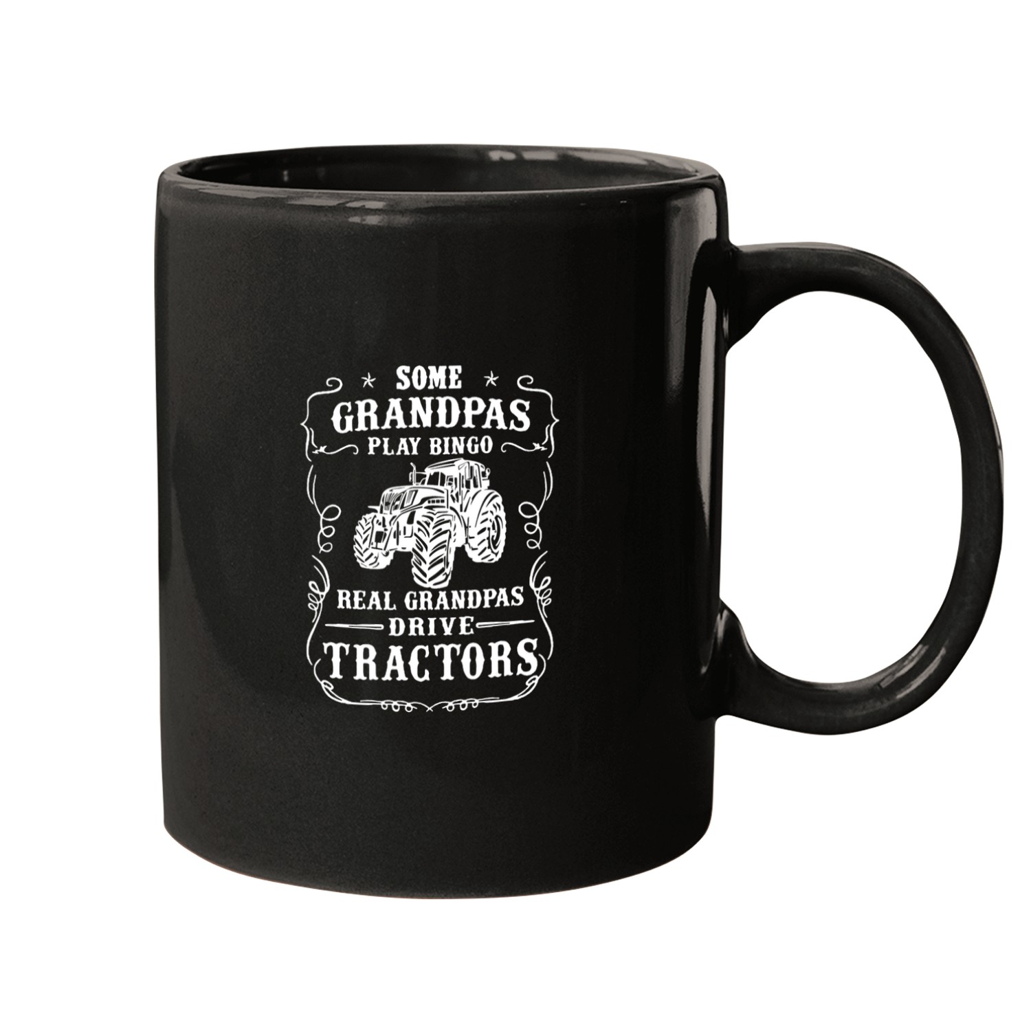 Tractor Fun driving Some Grandpas Play Bingos Real Grandpas Drive Mugs