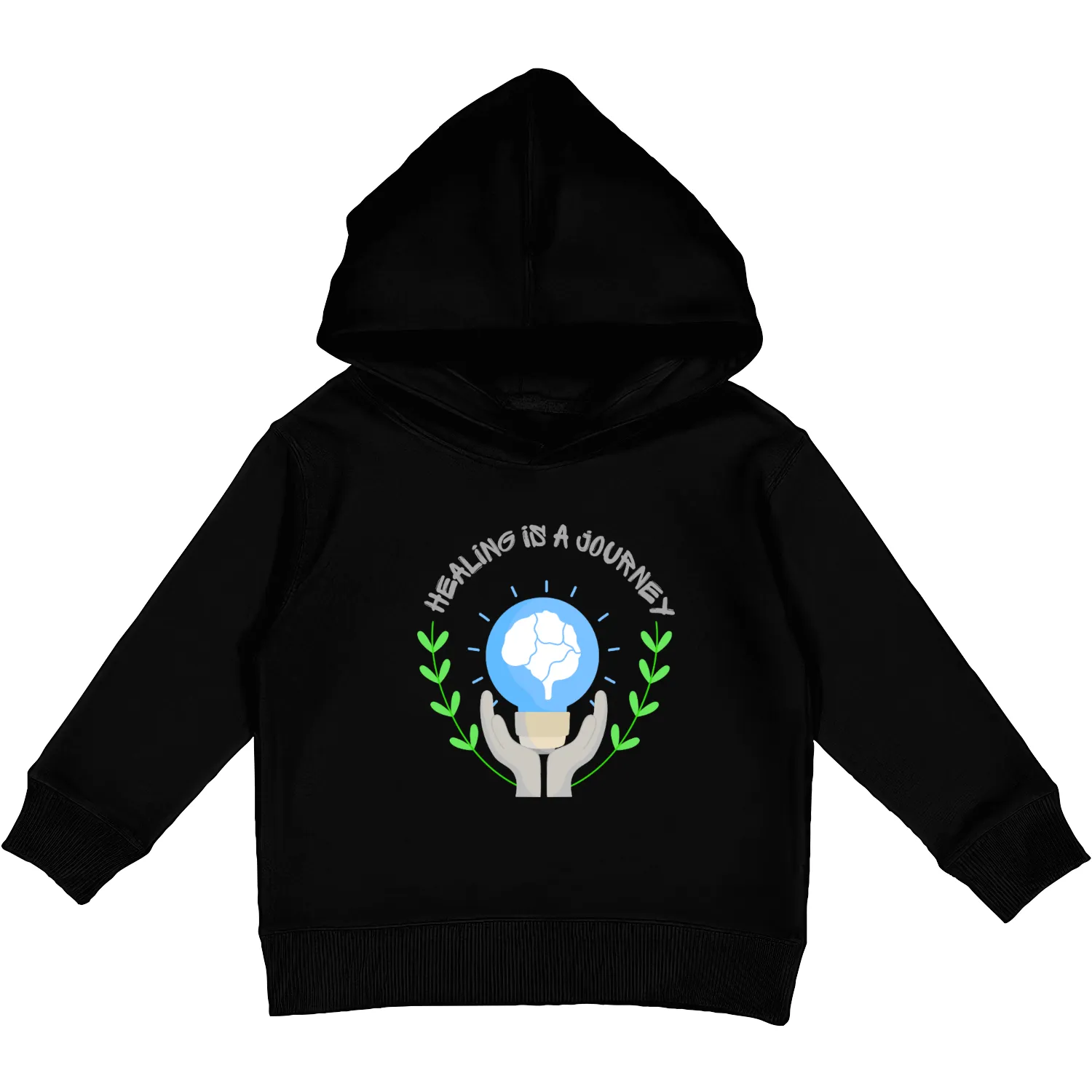Healing Is a Journey – Mental Health Awareness Kids Pullover Hoodies