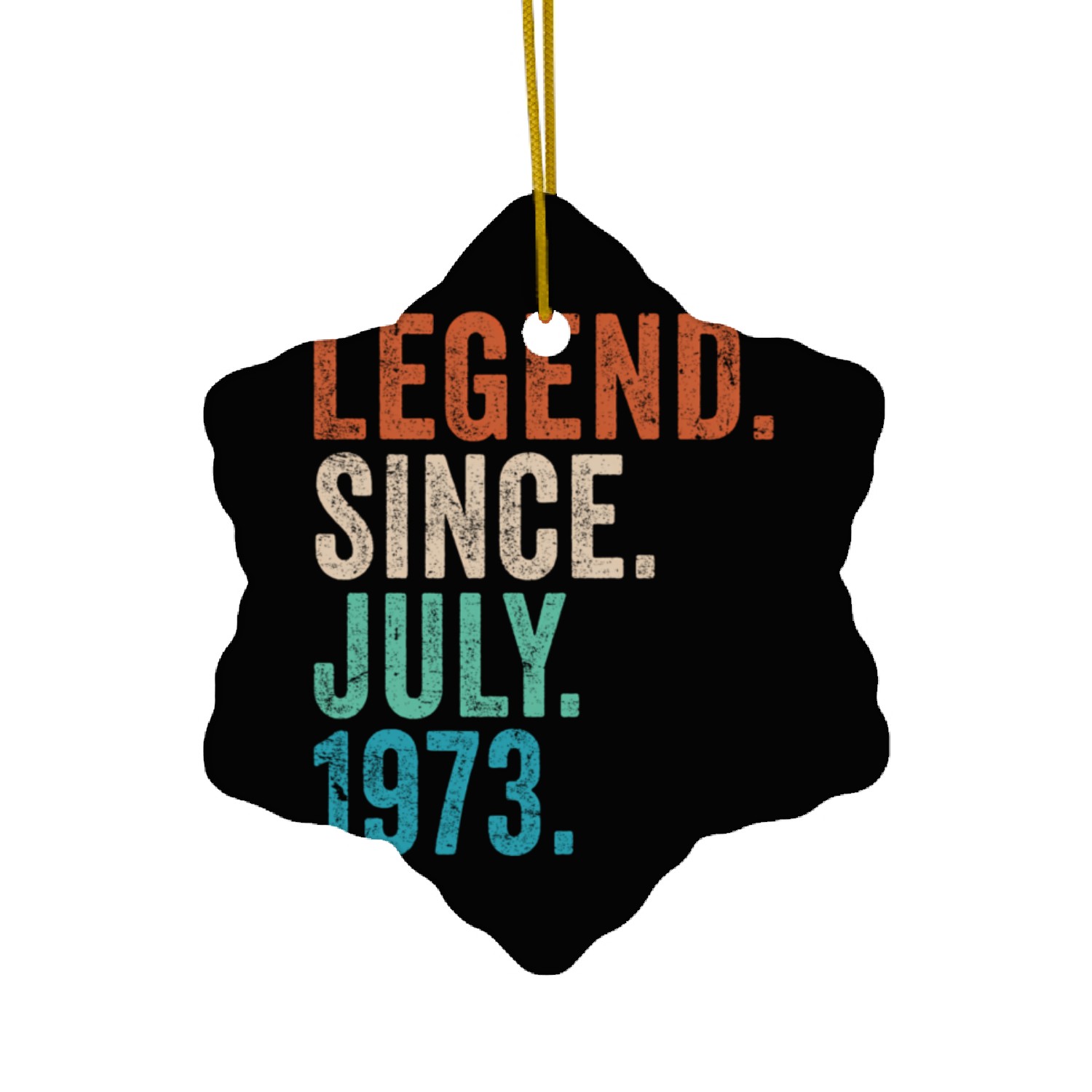 50 July 1973 50Th Ceramic Ornaments