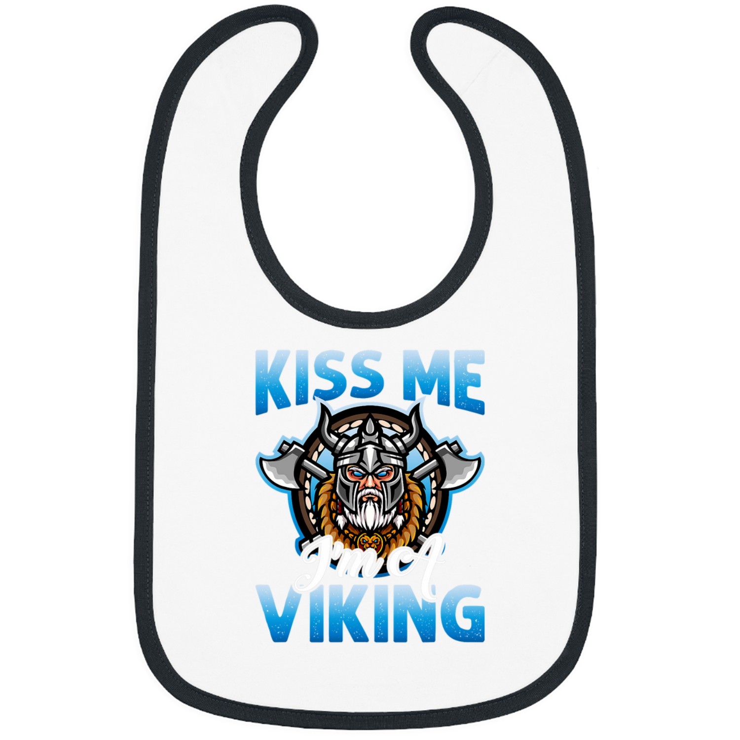 kisss Me Im A Viking Shieldmaiden Viking Bibs