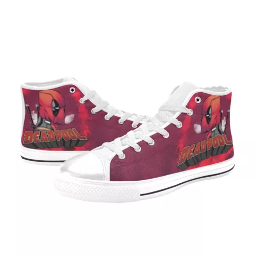 Deadpool High Tops Sneakers, Deadpool High Tops Shoes