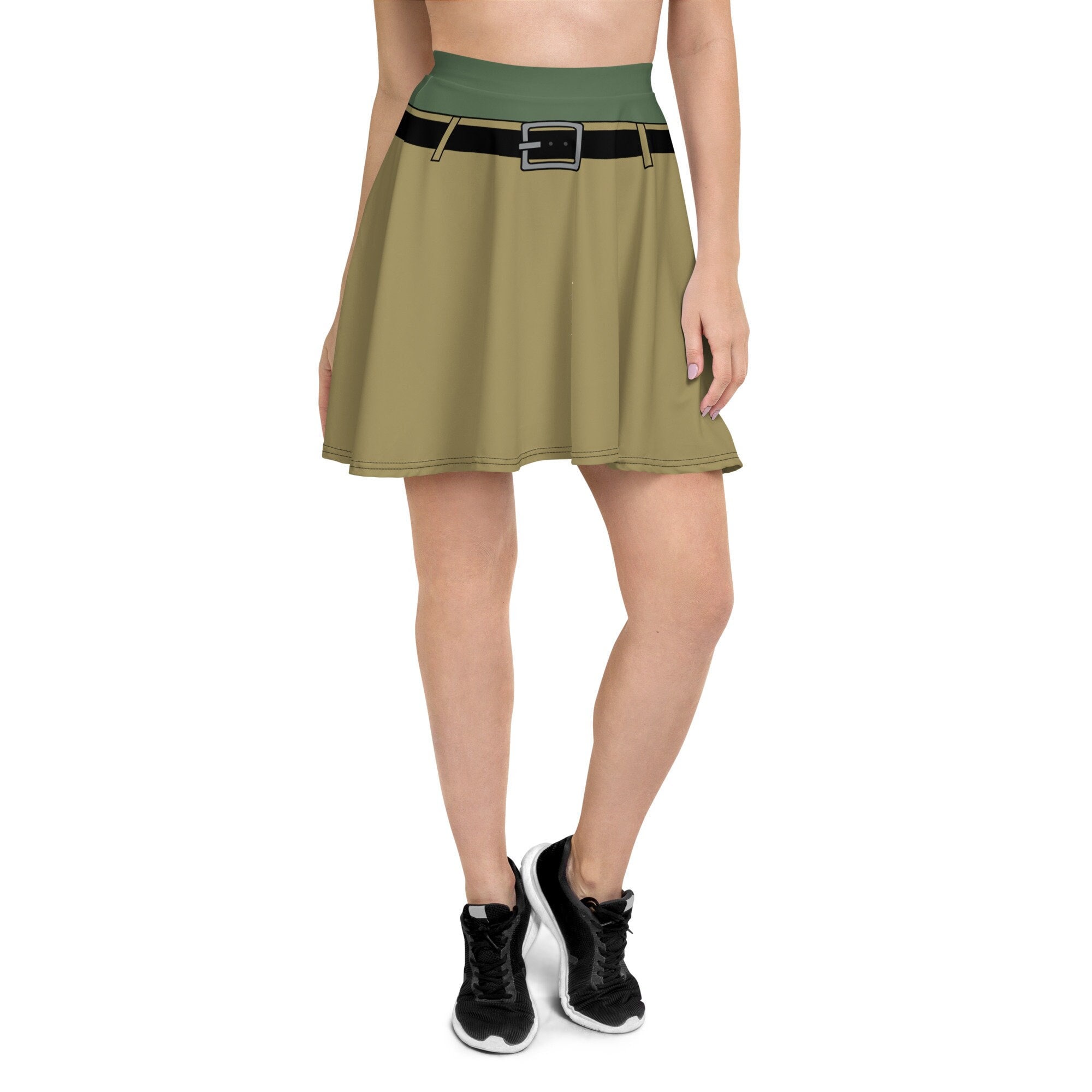 Slow, Slow DMV Working Sloth Running Costume Skater Skirt