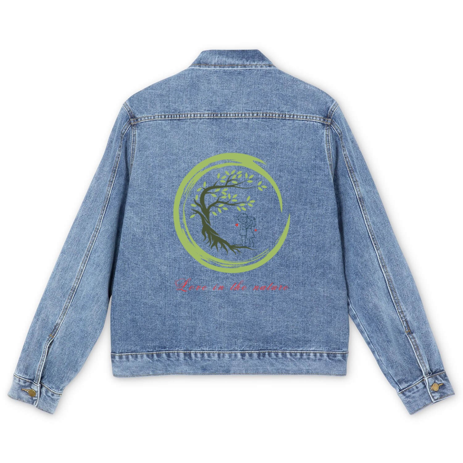 love in the nature Men's Denim Jackets