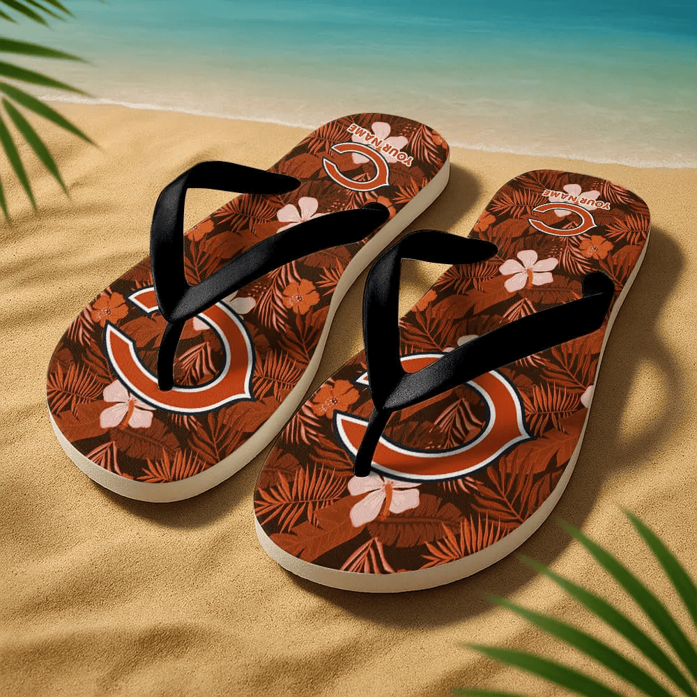 Chicago Bears New Flip-Flop Summer Pattern - Sport9Design