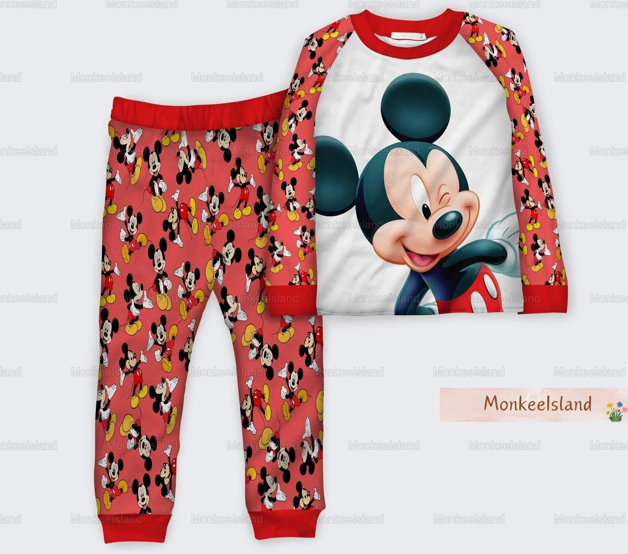 Classic Mouse Pajamas, Mouse Kids Pajamas, Funny Mouse Pajamas Set, Mouse Pajamas For Kids, Funny Gift