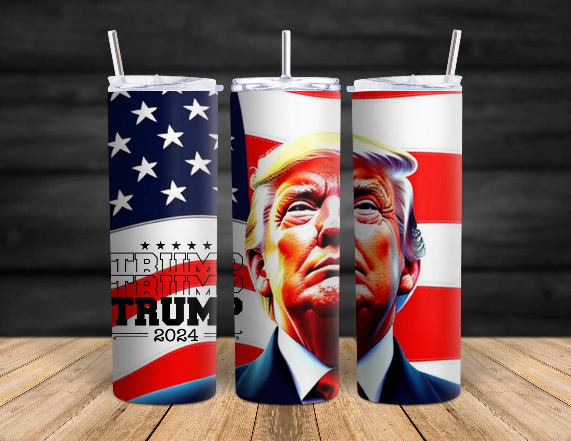 Trump Tumbler, Trump 2024 Insulated Travel Mug, Trump Insulated Skinny Tumbler, Trump 2024 Stainless Steel Cup