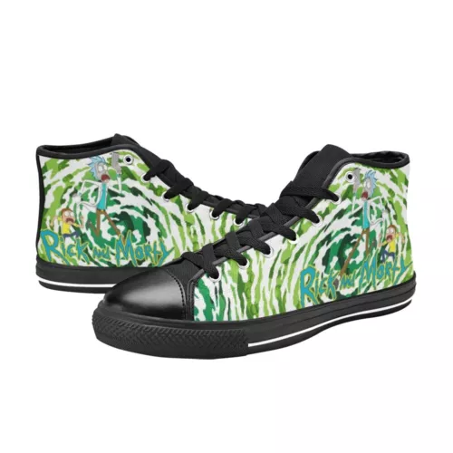 Rick And Rickandmorty Sneakers High Top Canvas Shoes