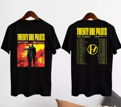 Pilotss band Clancy World Tour 2024 T-Shirt, Pilotss band Shirt