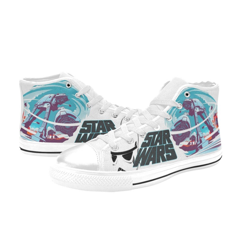 High Top Shoes Canvas Star Wars Unique and Trendy Footwear