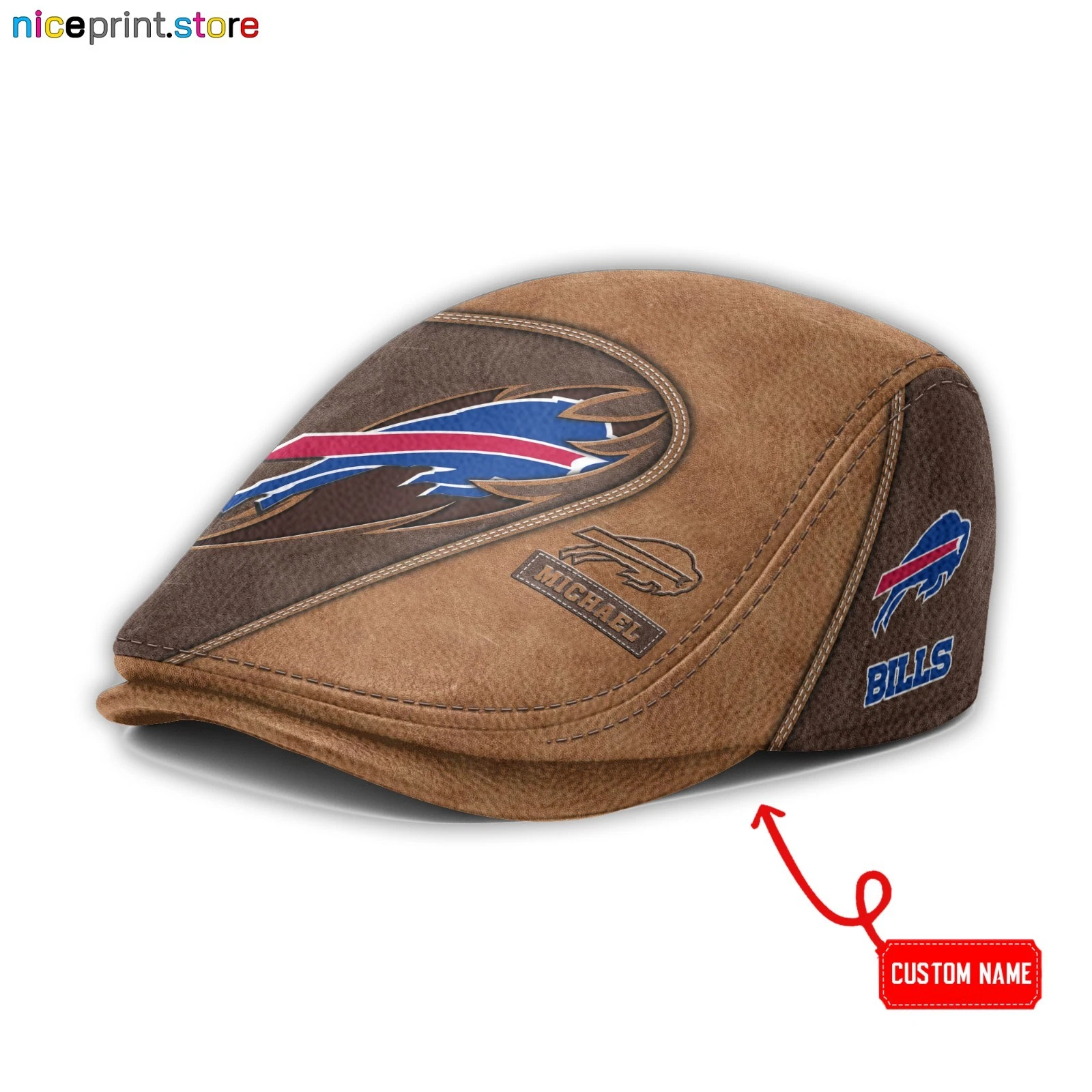 Cap Buffalo Team Bills Jeff Cap football Newsboy Cap Golf Cap football Flat Cap