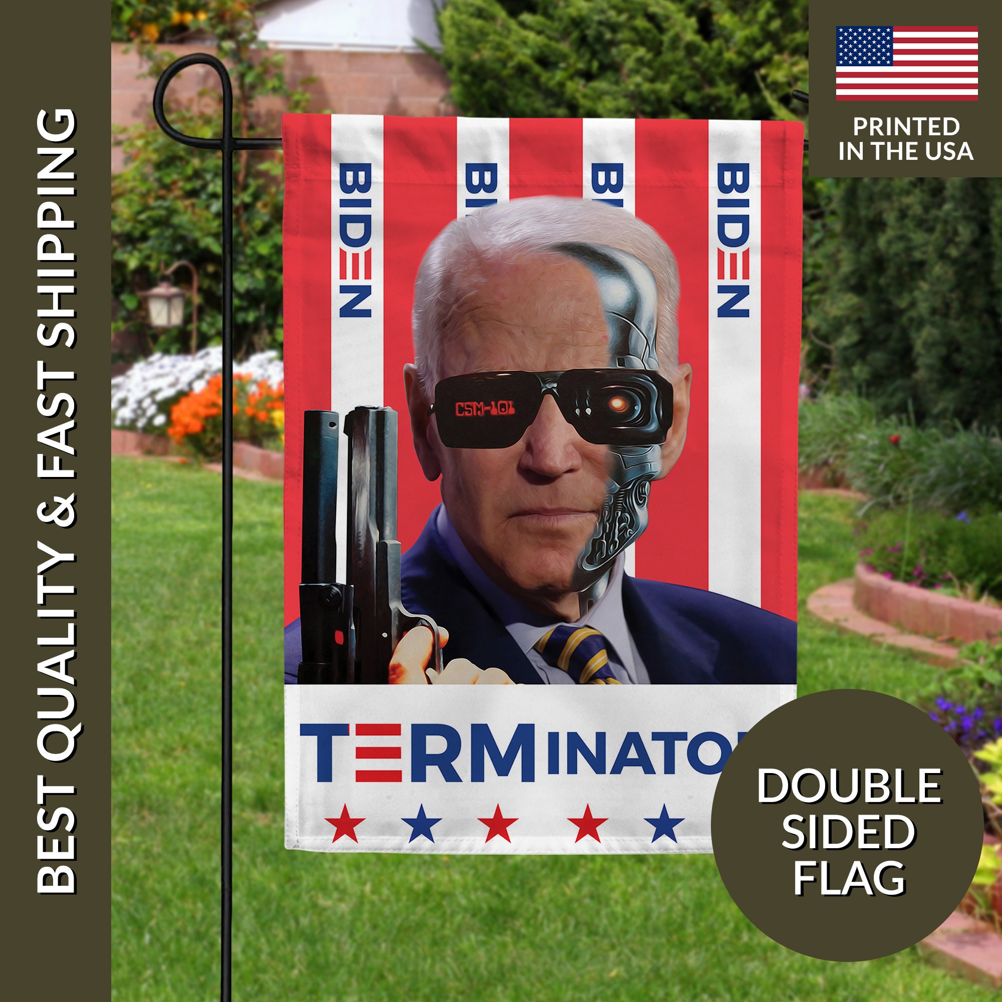 Biden 2024 Garden Flag, Biden 2024 Flag, Biden 2024 Yard Sign, Biden Garden Flag
