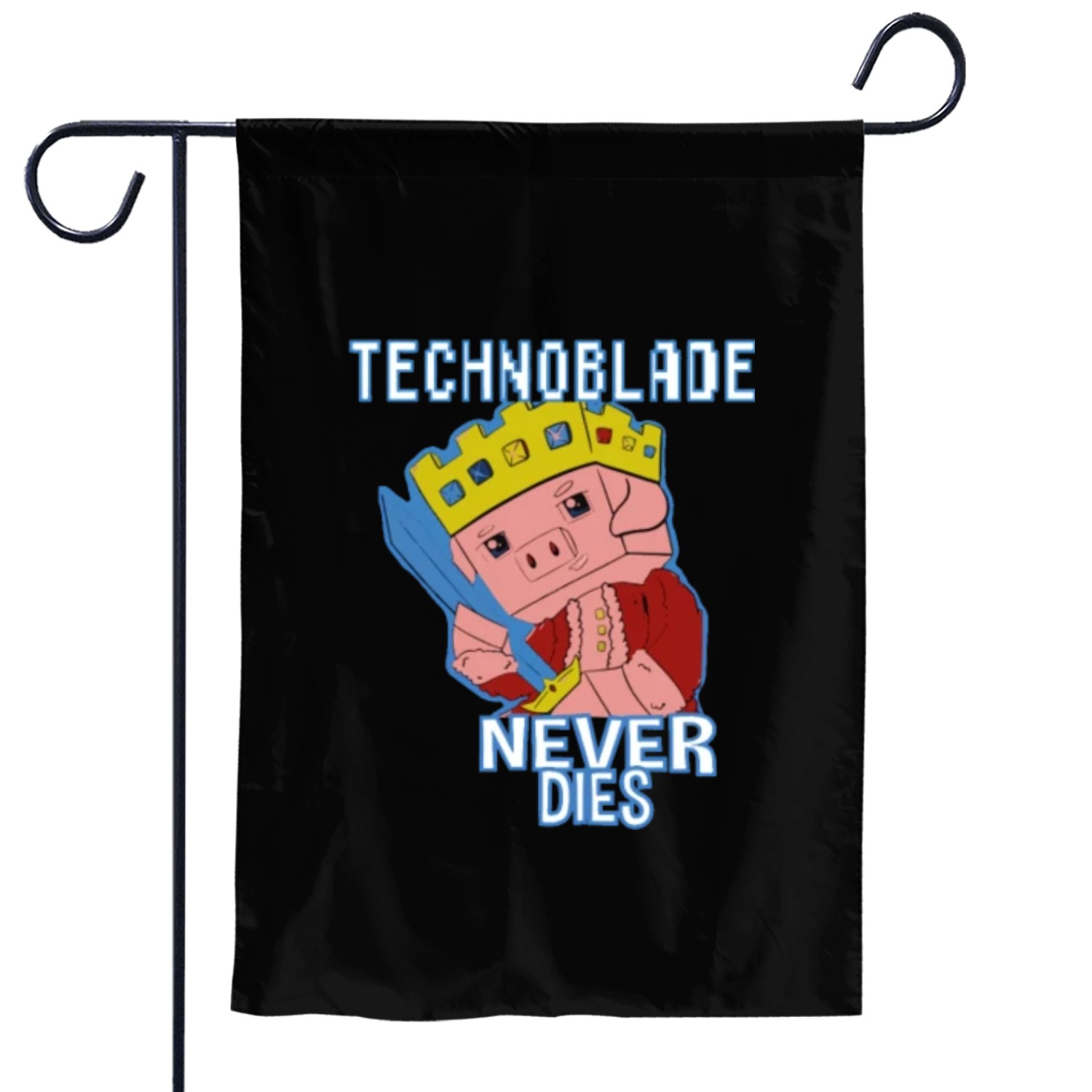 Technoblade Never Dies Camiseta Garden Flags