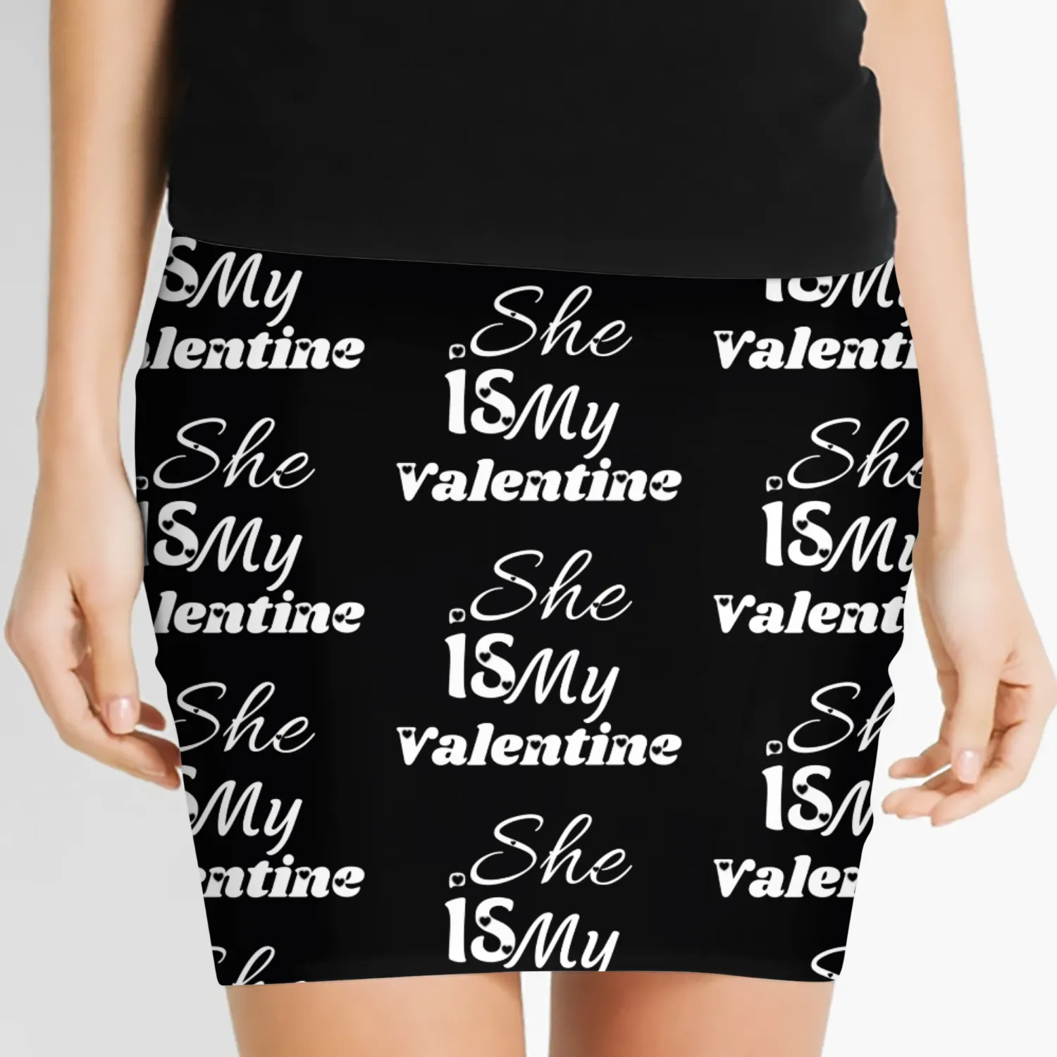 She is My Valentine Women's Mini Skirts