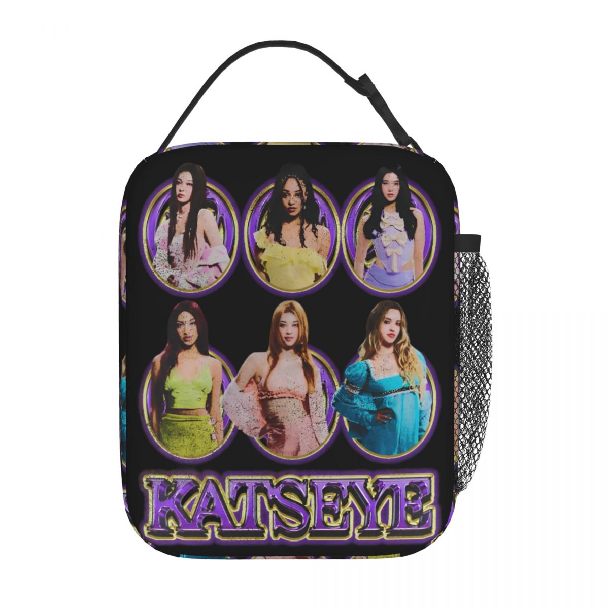 Katseyes Gabriela Insulated Lunch Bags Thermal Bag Meal Container Kpop Music Tour Portable Lunch Box Tote Food Bag
