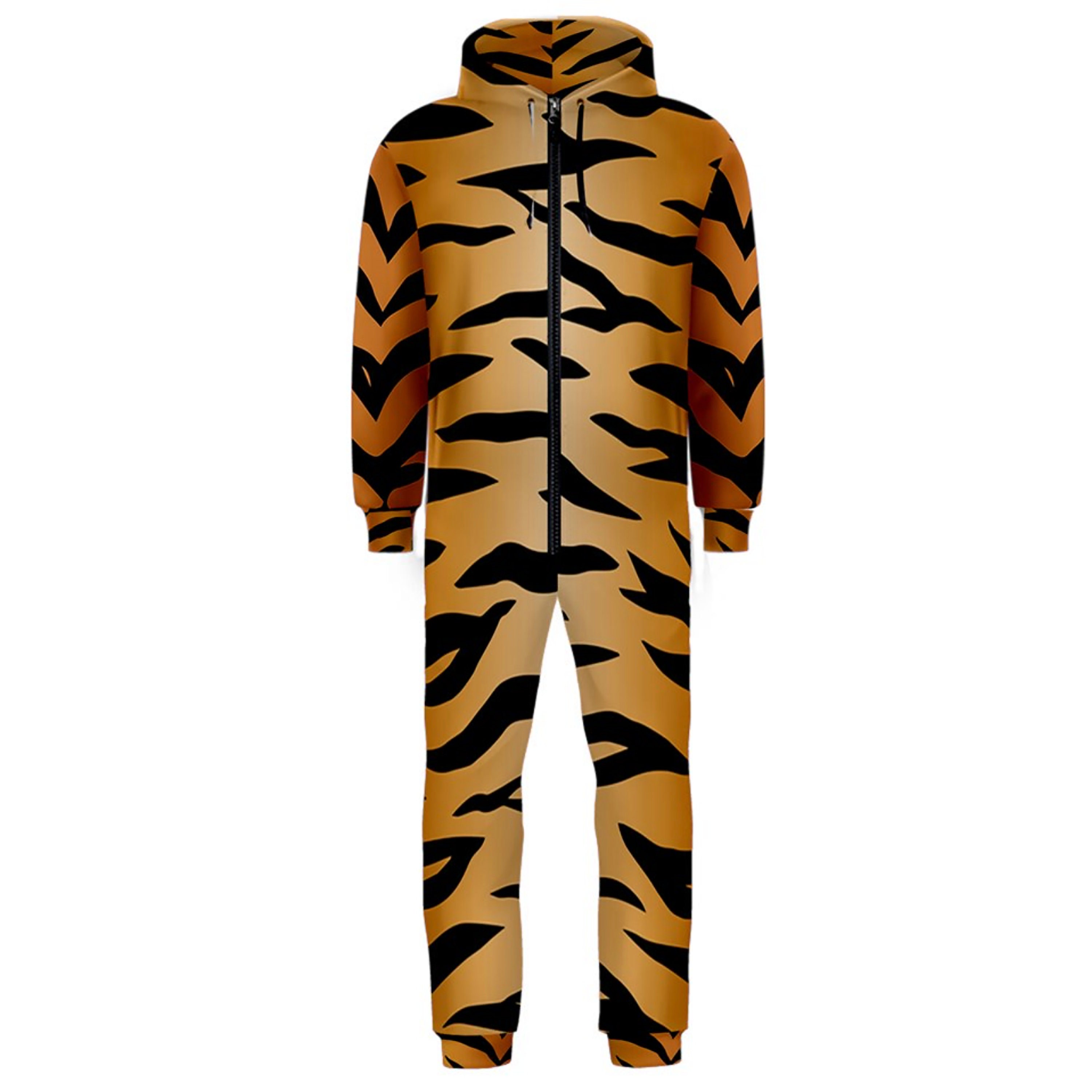 Tiger Onesie, Tiger Hooded Jumpsuit for men, Tiger print, Feline, Animal print, Animal Lovers, Cat Lovers, loungewear, sleepwear