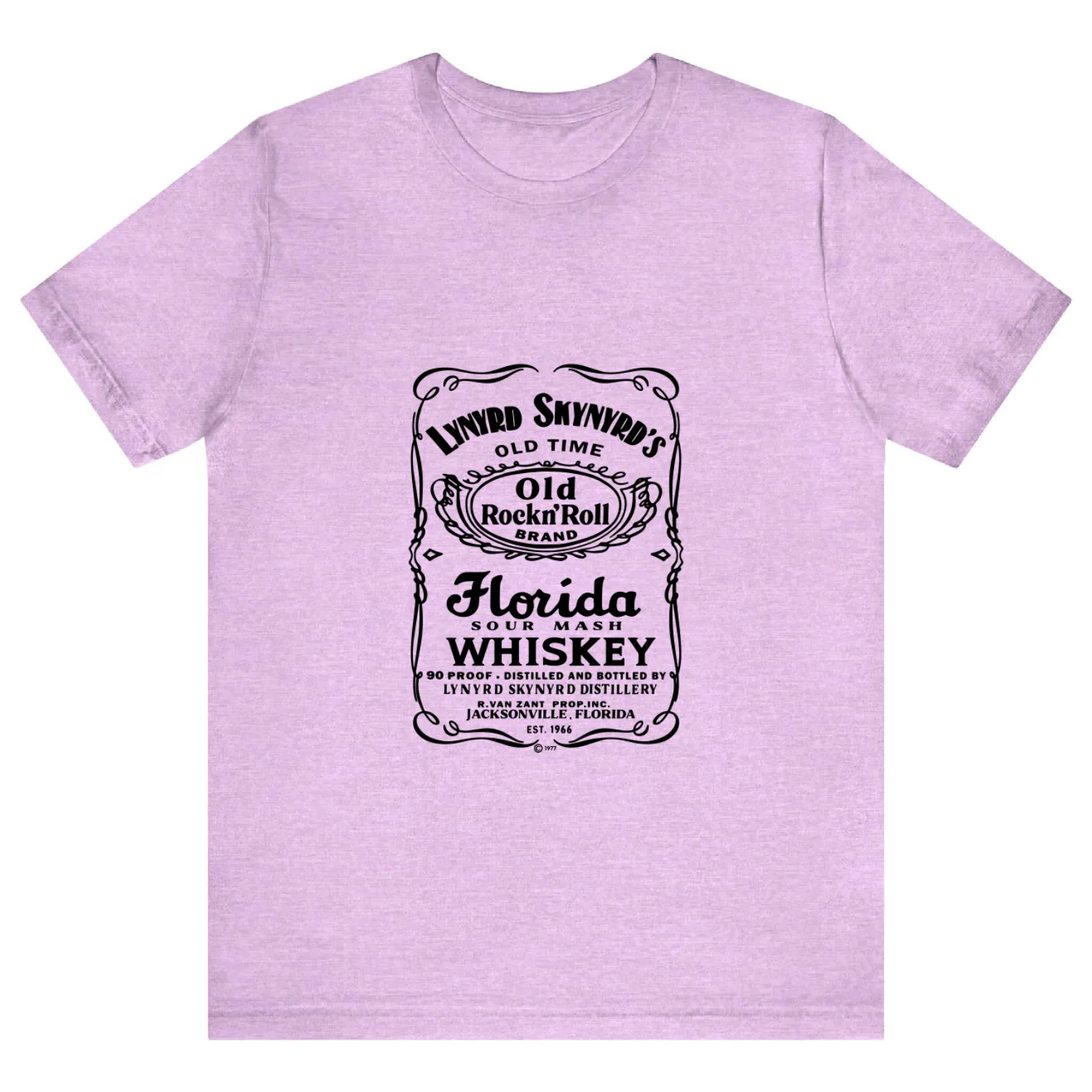 Lynyrd Skynyrd Florida Sour Mash Whiskey Shirt 1977 T-Shirt