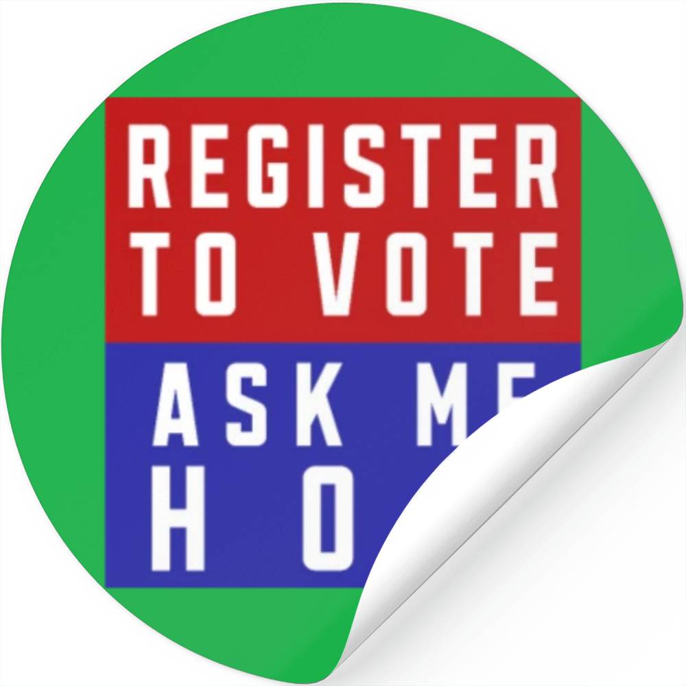 Midterm Election Voter 2022, Register To Vote Ask Stickers