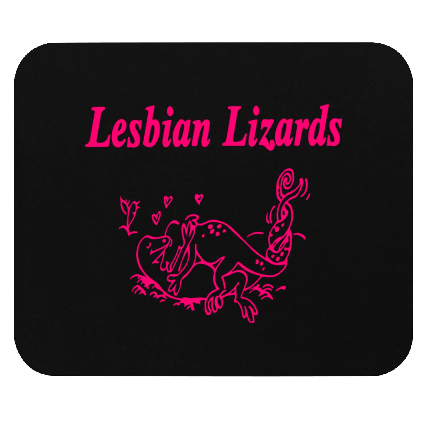 Lesbian Lizards LGBT Pride Mouse Pads