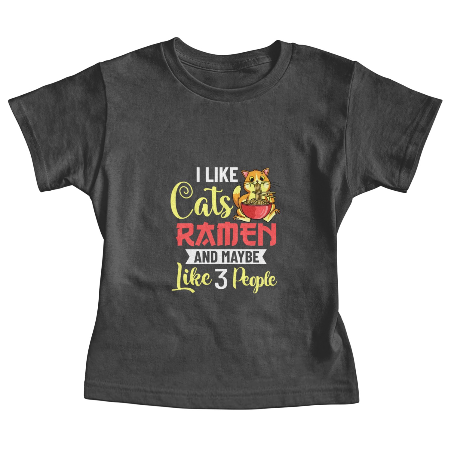 Ramen Cat Bowl Chicken Noodle Soup Japanese Baby Tees