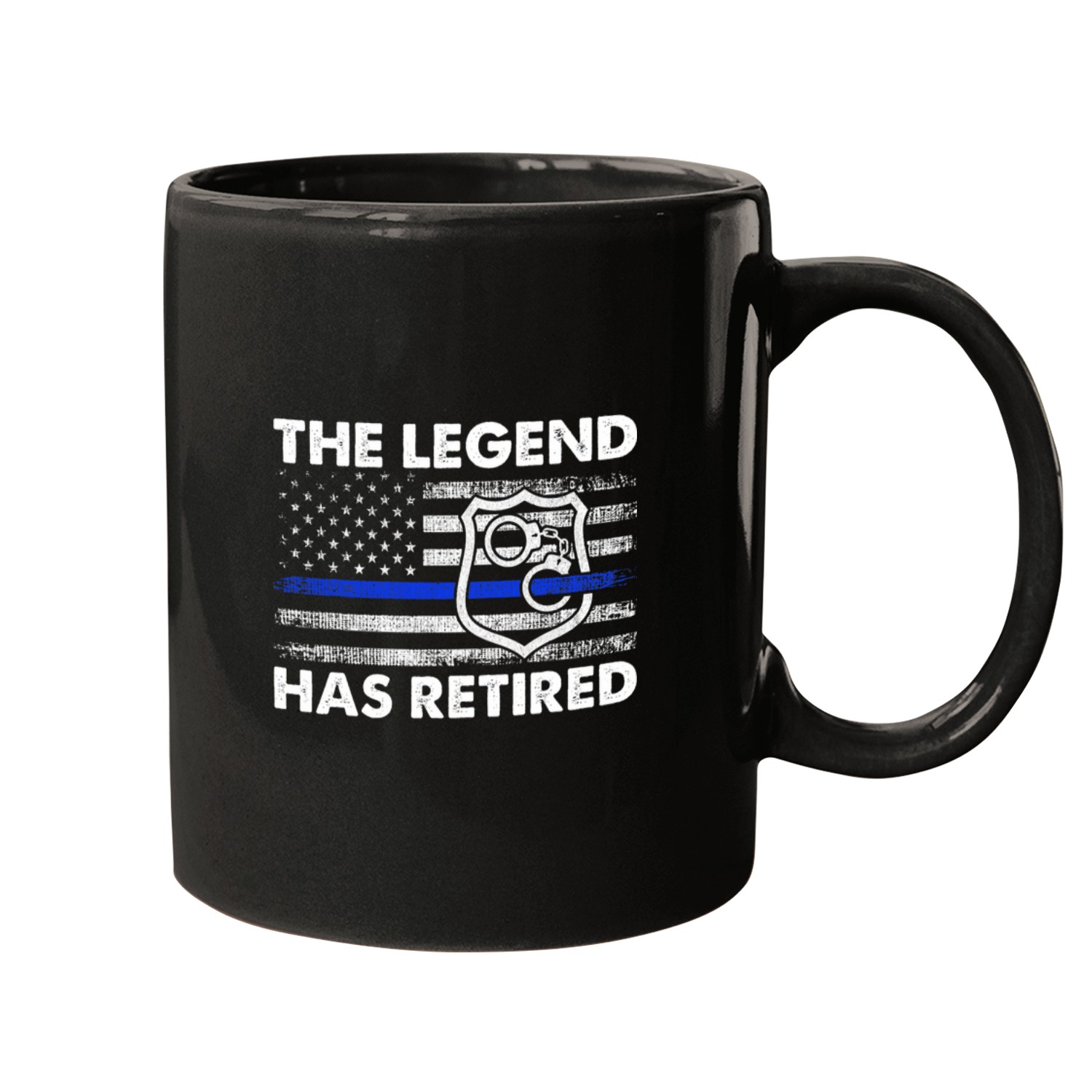 Police Job The Legend Police Officer Has Retired Mugs