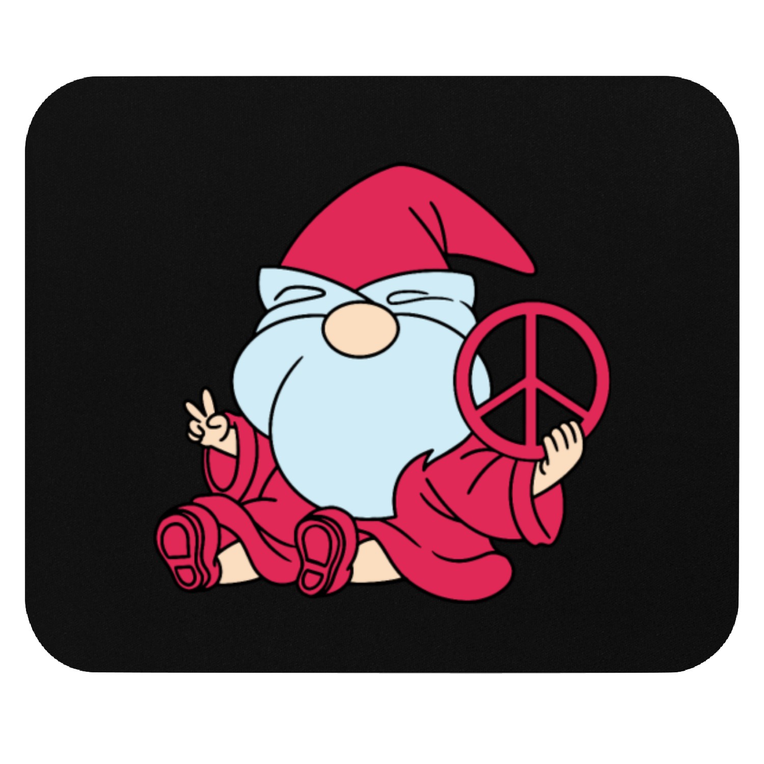 Peace Gnome Gnomes Dwarves Mouse Pads