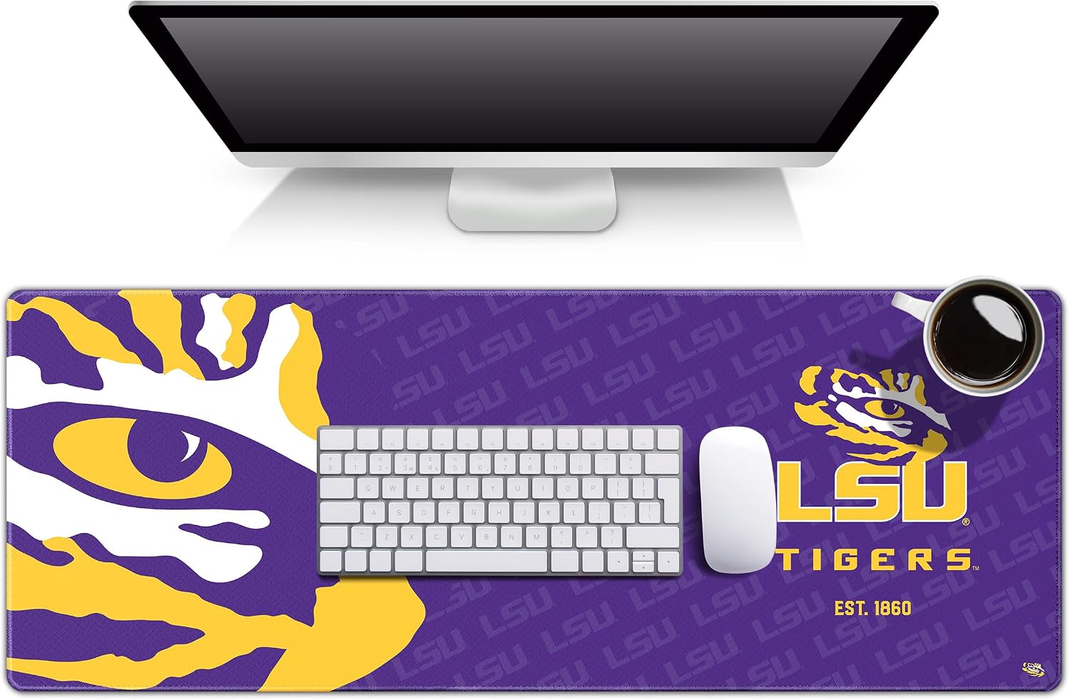 NCAA LSU Tigers Logo Series Desk Pad