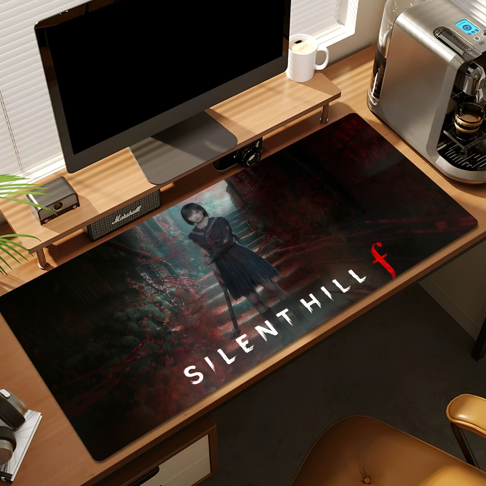 Mouse Pad Hill Thriller F, Office Rubber Large Desk Mat Keyboard Game PC Non-slip