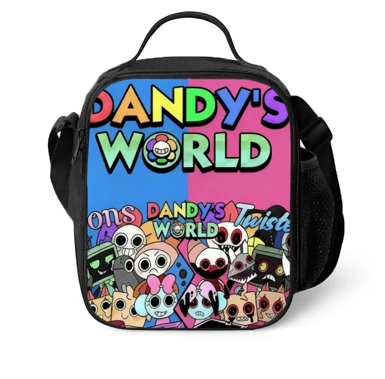 Dandy's World Kids Lunch Bag, School Picnic Snack Travel Lunch Box