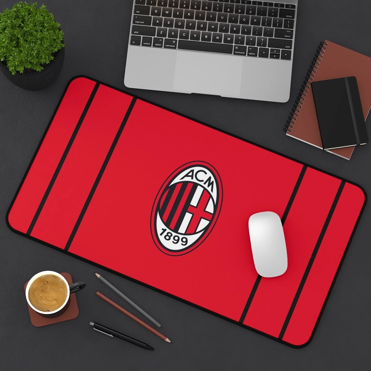 milan fc Desk Mat Laptop calcio mouse pad, Gamer Mousepad