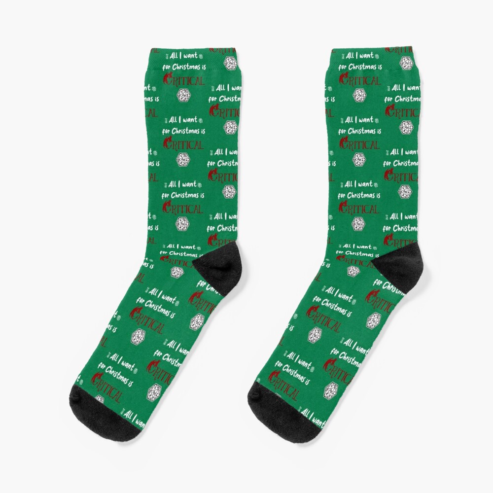 All i want for Christmas is CRITICAL Socks
