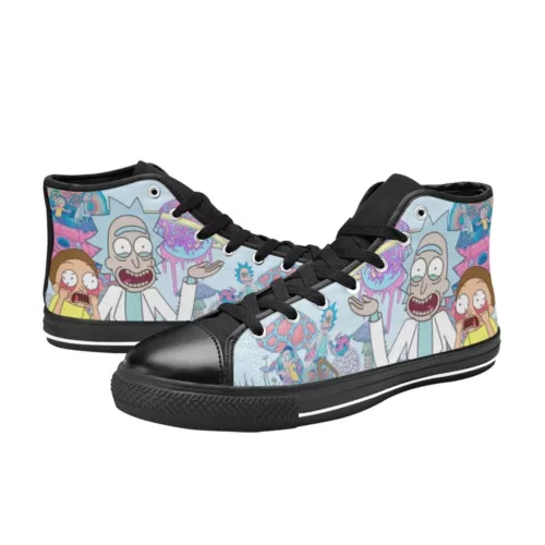 Rick & Rickandmorty High Top Canvas Shoes