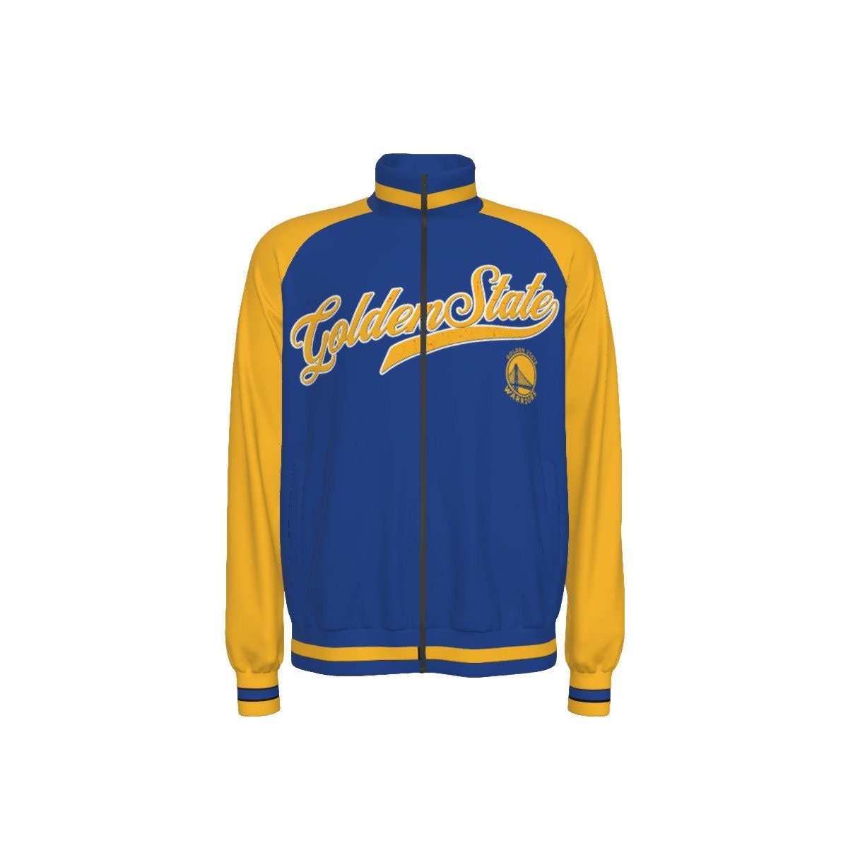 Golden State Men's Raglan-Sleeve Stand Collar Jacket